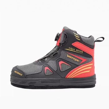 WEFOX 1058/1088 makšķernieku kurpes ar neslīdošu zoli, maināmu apakšu, rifiem kāpšanas dizains un auklas regulēšanas poga