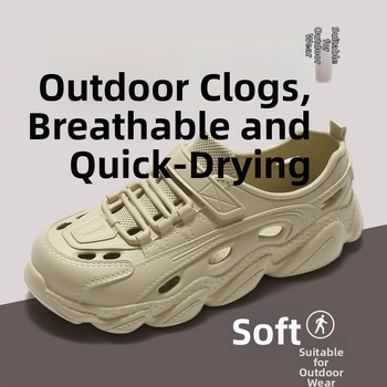 Сандали – дишащи, антихлъзгащи; EVA горнище и EVA подметка; инжекционно формовани (EVA горнище, EVA подметка, дишащи, антихлъзгащи, инжекционно формовани)