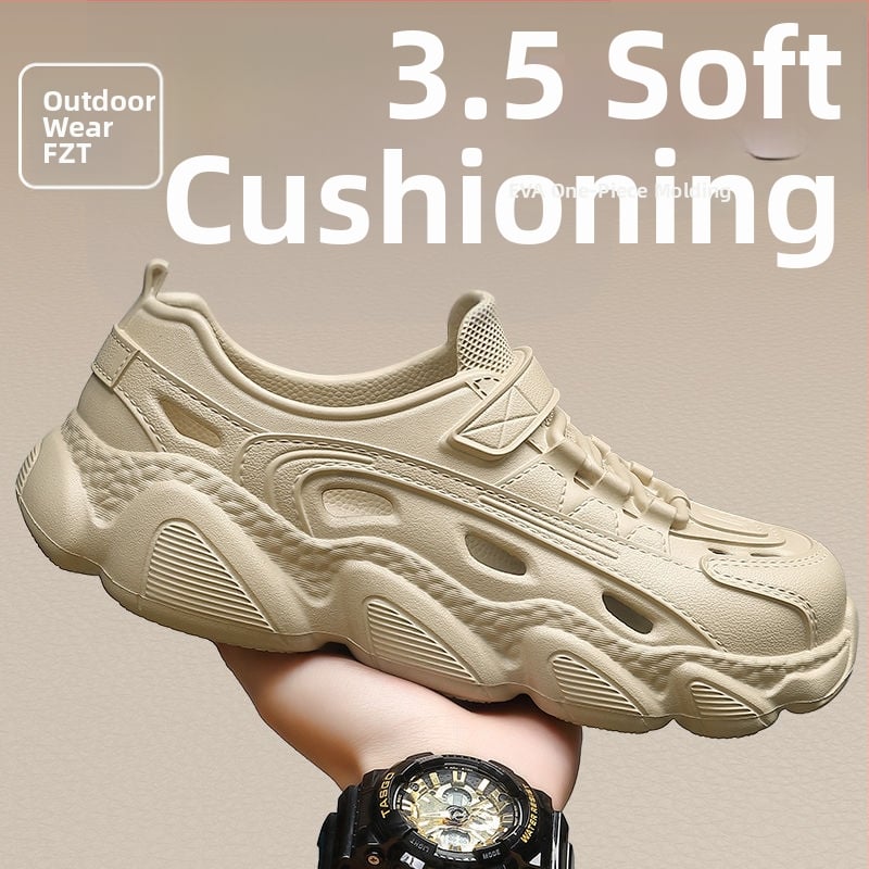 Сандали – дишащи, антихлъзгащи; EVA горнище и EVA подметка; инжекционно формовани (EVA горнище, EVA подметка, дишащи, антихлъзгащи, инжекционно формовани)