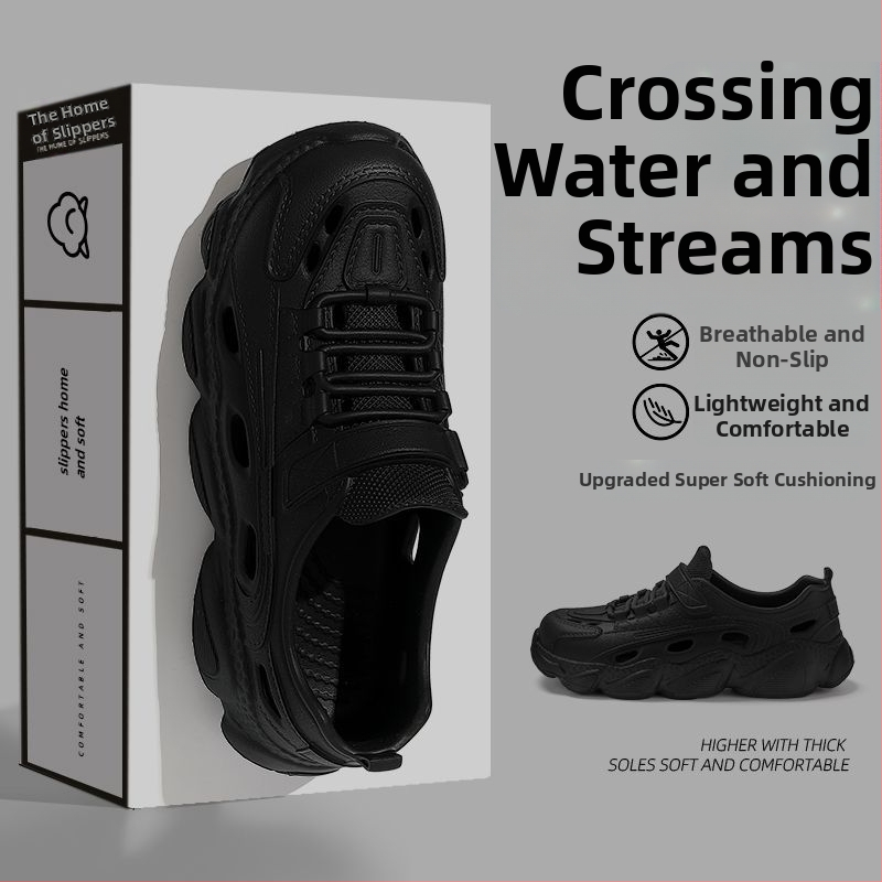 Сандали – дишащи, антихлъзгащи; EVA горнище и EVA подметка; инжекционно формовани (EVA горнище, EVA подметка, дишащи, антихлъзгащи, инжекционно формовани)