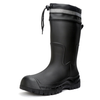 Férfi esőcsizmák - vízálló, csúszásmentes, PVC felső rész, belső műszőrme bélés, négy évszakos viselet