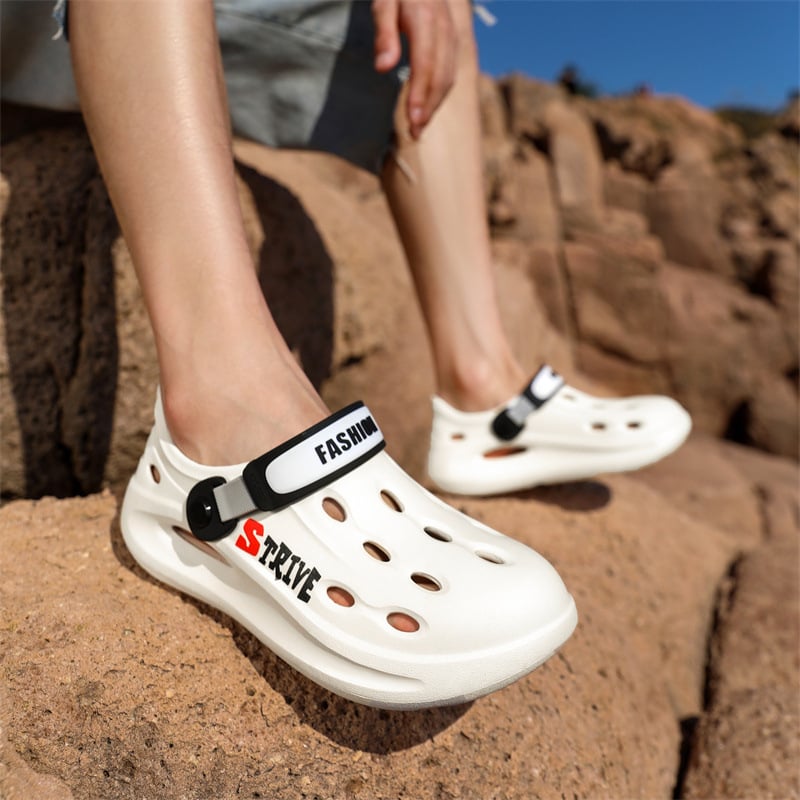 Ανδρικά υδάτινα πέδιλα με διατρήσεις για αερισμό, EVA επάνω μέρος και σόλα, αντιολισθητική προστασία δακτύλων, Καλοκαίρι 2024