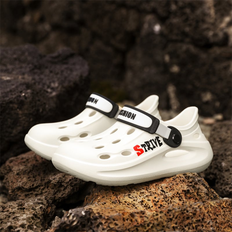 Ανδρικά υδάτινα πέδιλα με διατρήσεις για αερισμό, EVA επάνω μέρος και σόλα, αντιολισθητική προστασία δακτύλων, Καλοκαίρι 2024