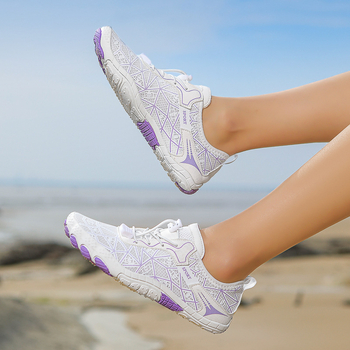 Petprstne tenisice za riječnu potragu s elastičnim remenom, prozračnim mrežastim gornjim dijelom, EVA srednji dio i protuklizna gumena potplata