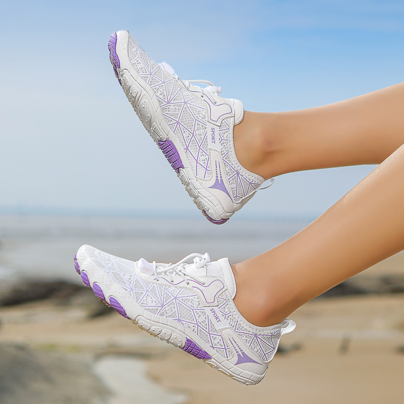 Petprstne tenisice za riječnu potragu s elastičnim remenom, prozračnim mrežastim gornjim dijelom, EVA srednji dio i protuklizna gumena potplata