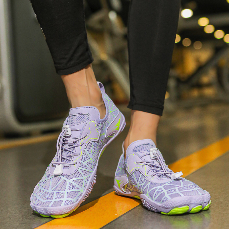 Petprstne tenisice za riječnu potragu s elastičnim remenom, prozračnim mrežastim gornjim dijelom, EVA srednji dio i protuklizna gumena potplata