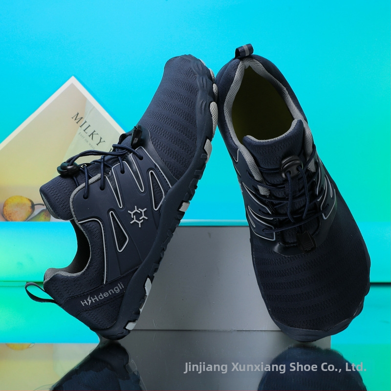 Vodene tenisice s pet prstiju za vanjsku upotrebu – mrežasti gornji dio, EVA srednja potplat, protivklizna gumena potplata, zatvaranje elastičnim pojasom, unisex