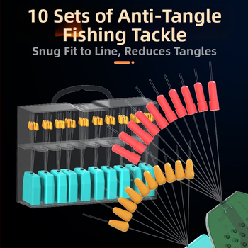 Silicone Anti-Tangle makšķerēšanas komplekts ar figūras astes gredenu, kosmiskām pupiņām un galveno pavedienu pērlītēm - Materiāls: silikons; Anti-sarežģījums dizains; Iekļauts: figūras astes gredens, kosmiskās pupiņas, galvenā pavedienu pērlītes