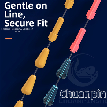 Silicone Anti-Tangle makšķerēšanas komplekts ar figūras astes gredenu, kosmiskām pupiņām un galveno pavedienu pērlītēm - Materiāls: silikons; Anti-sarežģījums dizains; Iekļauts: figūras astes gredens, kosmiskās pupiņas, galvenā pavedienu pērlītes