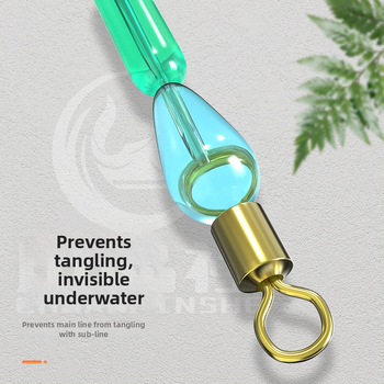 Silicone Anti-Tangle makšķerēšanas komplekts ar figūras astes gredenu, kosmiskām pupiņām un galveno pavedienu pērlītēm - Materiāls: silikons; Anti-sarežģījums dizains; Iekļauts: figūras astes gredens, kosmiskās pupiņas, galvenā pavedienu pērlītes