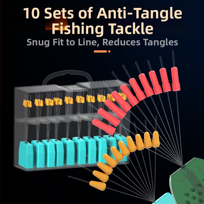 Silicone Anti-Tangle makšķerēšanas komplekts ar figūras astes gredenu, kosmiskām pupiņām un galveno pavedienu pērlītēm - Materiāls: silikons; Anti-sarežģījums dizains; Iekļauts: figūras astes gredens, kosmiskās pupiņas, galvenā pavedienu pērlītes