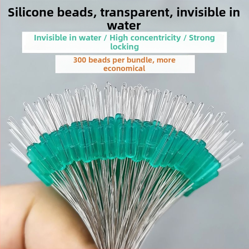 Silikono kosminiai karoliukai, aukštos kokybės, 300 vnt