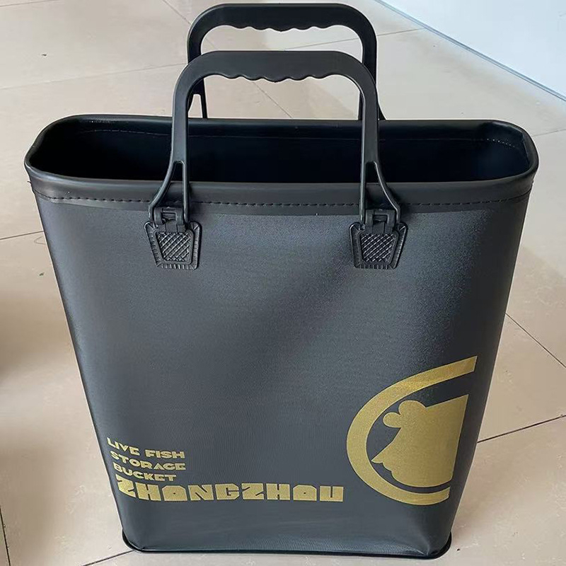 Găleată de pescuit cu fund dur întărit și carcasă rigidă integrată (Material: EVA; Fund: dur; Carcasă: integrată; Capacitate: mare)