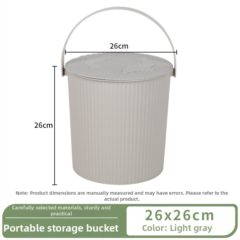 Plastikust hoiukann koos kaanega – kaasaskantav kodune ämber vannitoa jaoks ja kalapüügiks