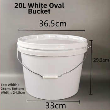 Ovalis erősített műanyag vödör élelmiszer- és horgászati felhasználásra • Anyag: Műanyag • Márka: Egyéb • Bruttó tömeg: Egyéb