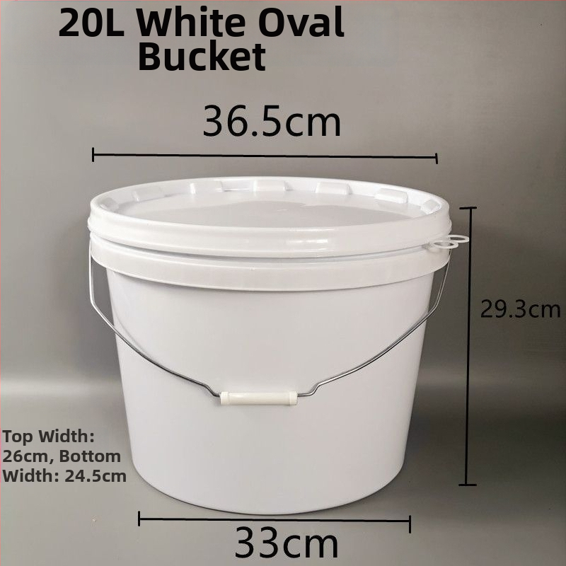 Ovalis erősített műanyag vödör élelmiszer- és horgászati felhasználásra • Anyag: Műanyag • Márka: Egyéb • Bruttó tömeg: Egyéb