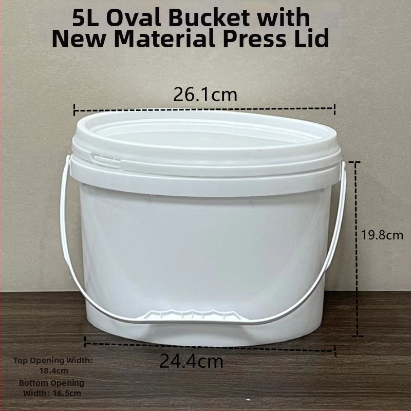 Ovalis erősített műanyag vödör élelmiszer- és horgászati felhasználásra • Anyag: Műanyag • Márka: Egyéb • Bruttó tömeg: Egyéb