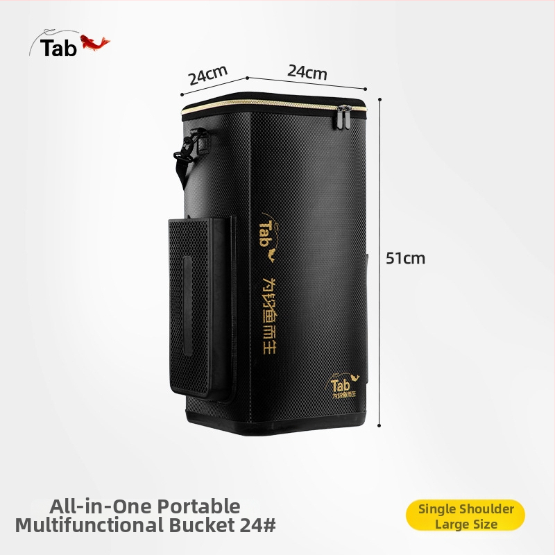 Žvejybos dėžė gyvoms žuvims, daugiafunkcinis lazdelės kibiras, pečių įrangos krepšys, nešiojamas gyvų žuvų kibiras, talpa mažiau nei 9, kategorija: žvejybos dėžė