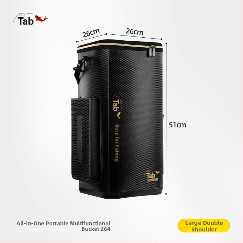 Žvejybos dėžė gyvoms žuvims, daugiafunkcinis lazdelės kibiras, pečių įrangos krepšys, nešiojamas gyvų žuvų kibiras, talpa mažiau nei 9, kategorija: žvejybos dėžė