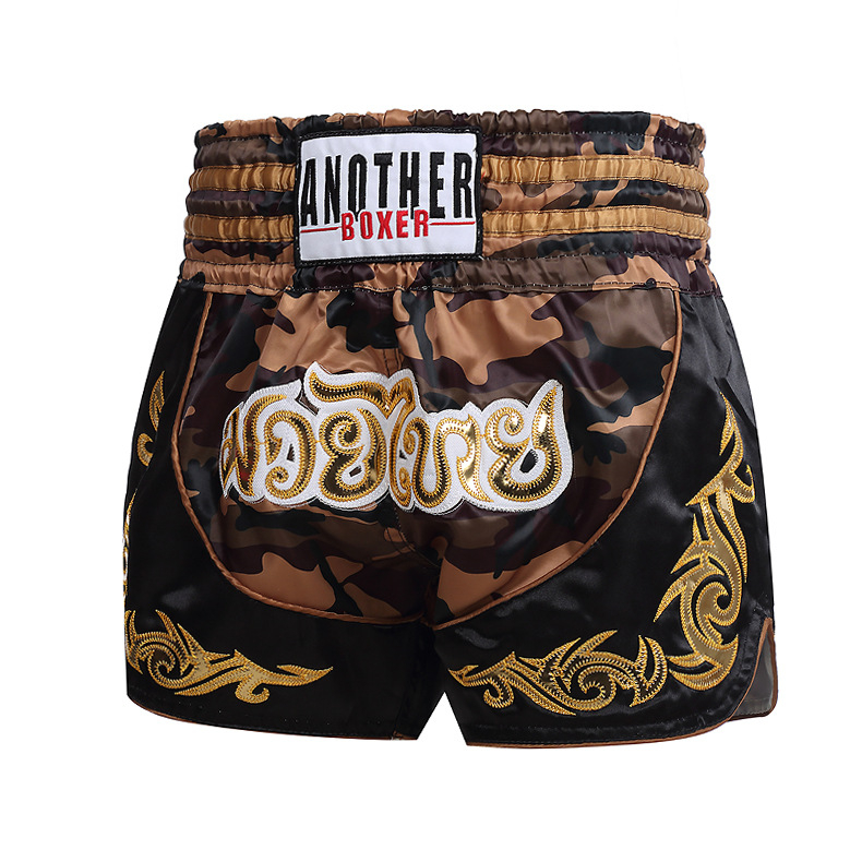 Anotherboxer Muay Thai šortsi – Unisex za odrasle, trening Sanda/Wushu, mješavina kemijskih vlakana, podstava poliester 100%