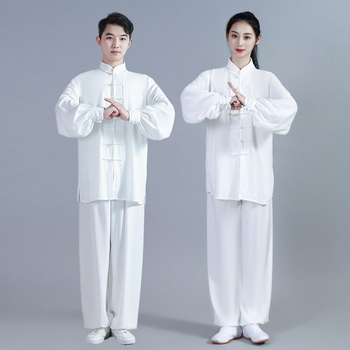 Set masculin Tai Chi – țesătură respirabilă care absoarbe transpirația; Corduroy, Linen; Model: Alt; Potrivit pentru antrenamente Tai Chi