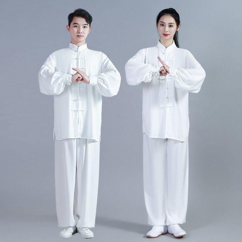 Set masculin Tai Chi – țesătură respirabilă care absoarbe transpirația; Corduroy, Linen; Model: Alt; Potrivit pentru antrenamente Tai Chi