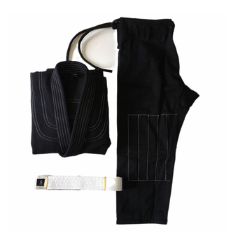 Gi για Brazilian Jiu-Jitsu, ύφασμα 100% βαμβάκι, επένδυση από βαμβάκι, κατάλληλο για πολεμικές τέχνες και αυτοάμυνα