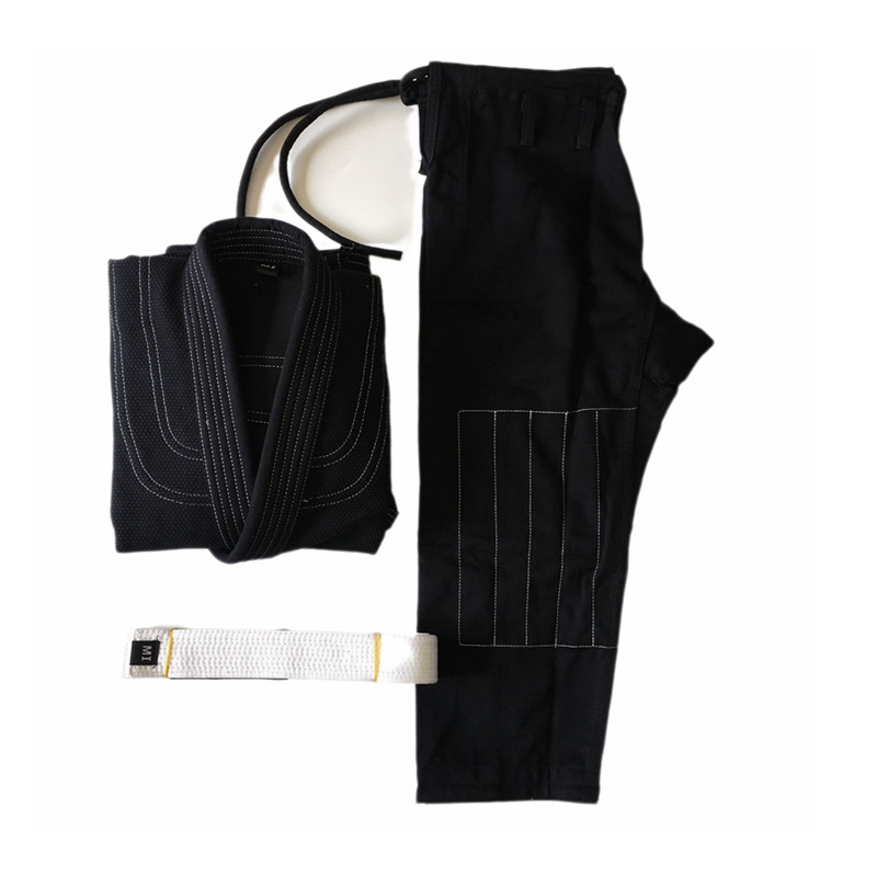 Gi για Brazilian Jiu-Jitsu, ύφασμα 100% βαμβάκι, επένδυση από βαμβάκι, κατάλληλο για πολεμικές τέχνες και αυτοάμυνα
