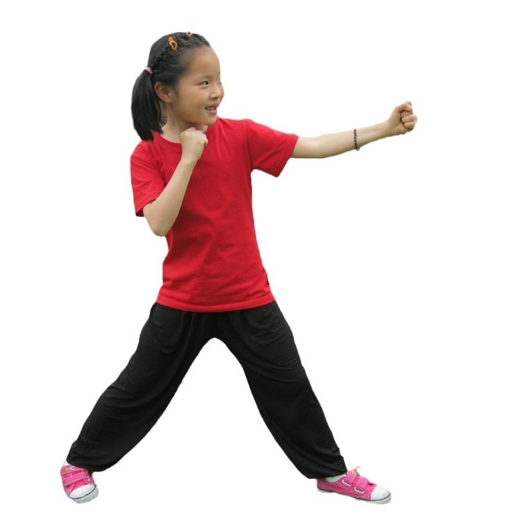 Ljetne dječje hlače lantern za Tai Chi i Kung Fu, trening hlače od modalnog materijala s visokom elastičnošću, za dječake i djevojčice