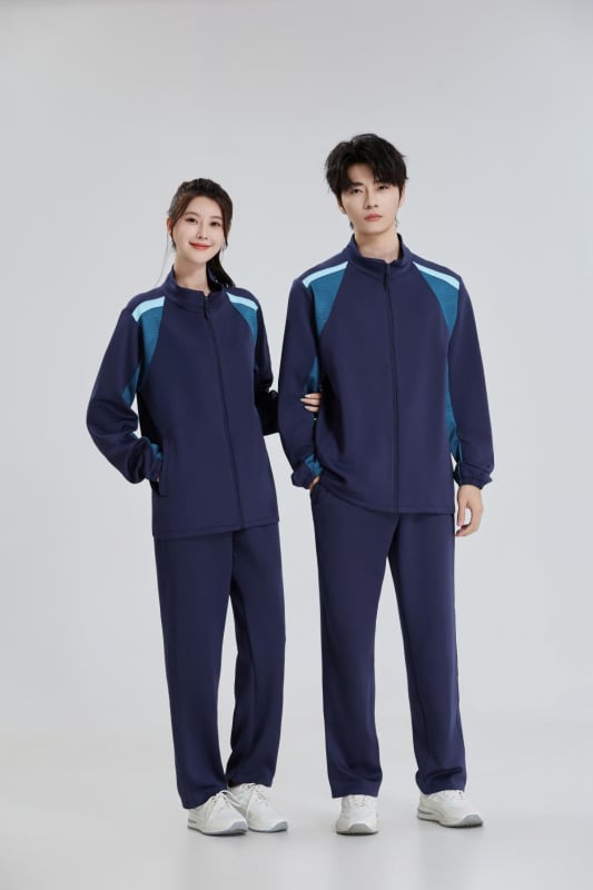 Яке за упражнения и тренировки по бойни изкуства – Унисекс, дълъг ръкав, стойка яка, смес полиестер-еластан 92%/8%