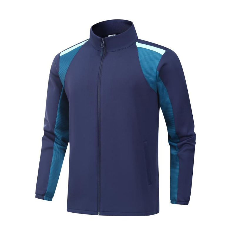 Яке за упражнения и тренировки по бойни изкуства – Унисекс, дълъг ръкав, стойка яка, смес полиестер-еластан 92%/8%