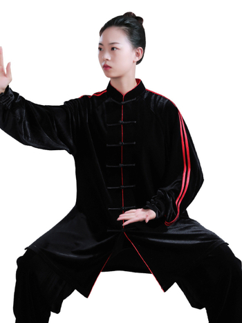 Tai Chi trening kostim, unisex, južno-korejski baršun, 95% poliester, 5% spandeks, za odrasle