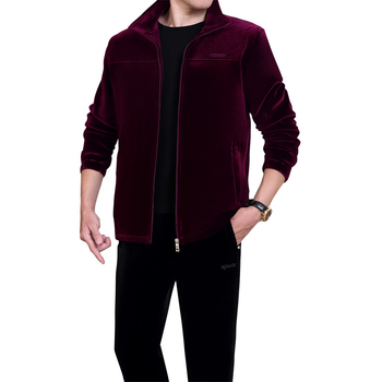 Trijų dalių žieminis sportinis kostiumas su fliso pamušalu, išorinis audinys 90% medvilnė, unisex