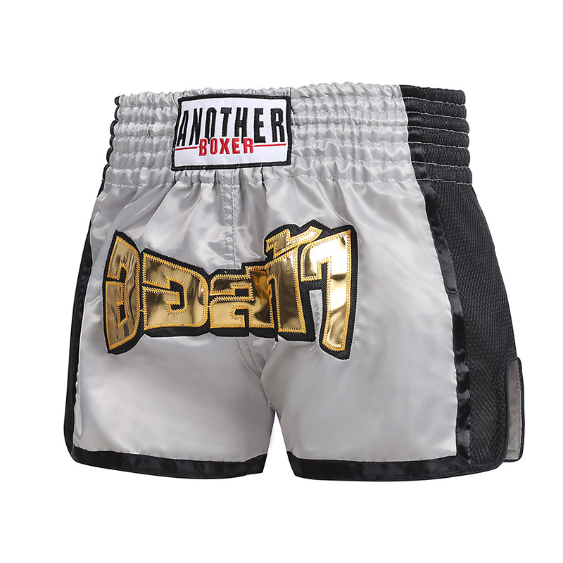 Anotherboxer Muay Thai Σορτς για Sanda – Unisex ενήλικες, πολυεστέρας με επένδυση πολυεστέρα