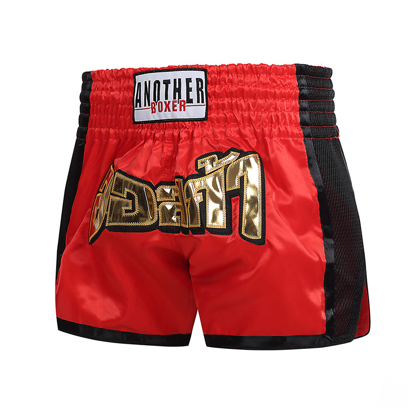 Anotherboxer Muay Thai Σορτς για Sanda – Unisex ενήλικες, πολυεστέρας με επένδυση πολυεστέρα