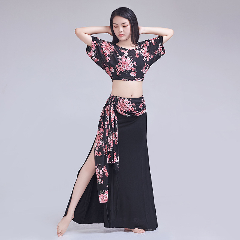 Set za vježbanje Belly Dance s mrežastim materijalom, Spandex 50-70%, proljeće 2023, za žene 25-29