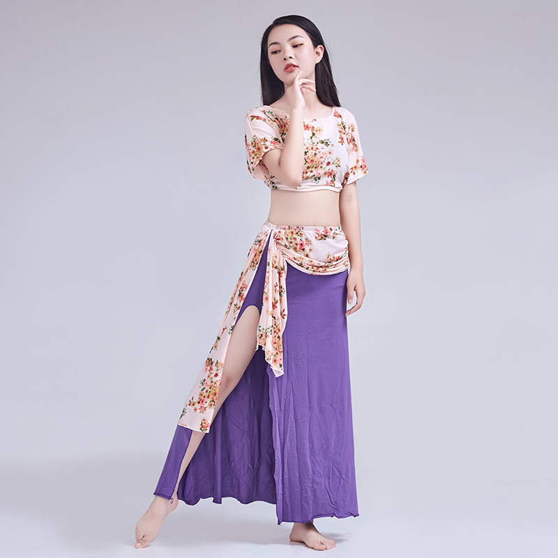Set za vježbanje Belly Dance s mrežastim materijalom, Spandex 50-70%, proljeće 2023, za žene 25-29