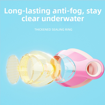 Ochelari de înot pentru copii – Lentile din policarbonat, impermeabili, anti ceață, claritate HD