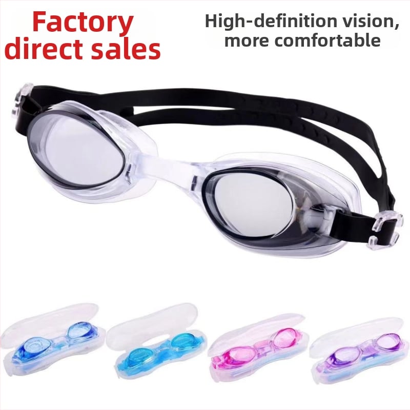 Ochelari de înot pentru adulți – anti-fog, lentilă plată, ochelari de înot standard