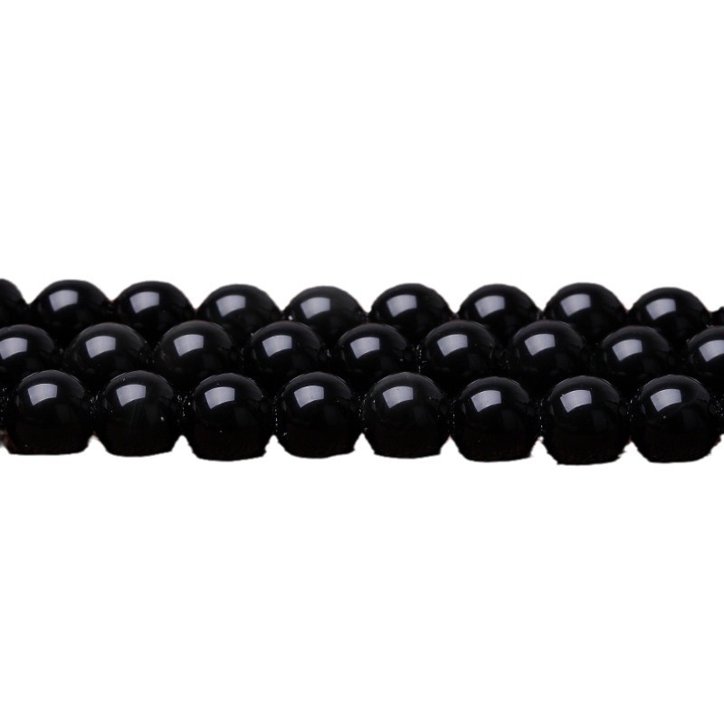 Labave perle od obsidijana za DIY nakit – polirane, jednostavan stil, moderan gradski izgled