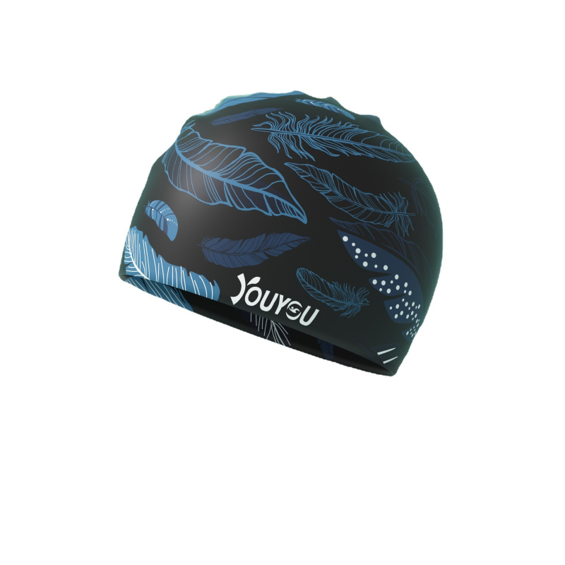 Set kapice za plivanje i naočala — silikon, vodootporan, uzorak, za odrasle, šifra proizvoda 71301ay, za plivanje