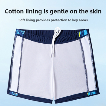 Autonomy Detské plavky s karikatúrnym tlačom, polyesterový materiál, strih Briefs, pre vek 4–12 rokov