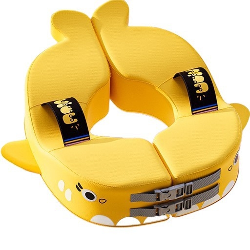 Inel de înot pentru copii cu design sub braț și anti-răsturnare, model Cartoon, PVC ecologic, grosime PVC 0,1 mm, potrivit pentru piscină și parc acvatic