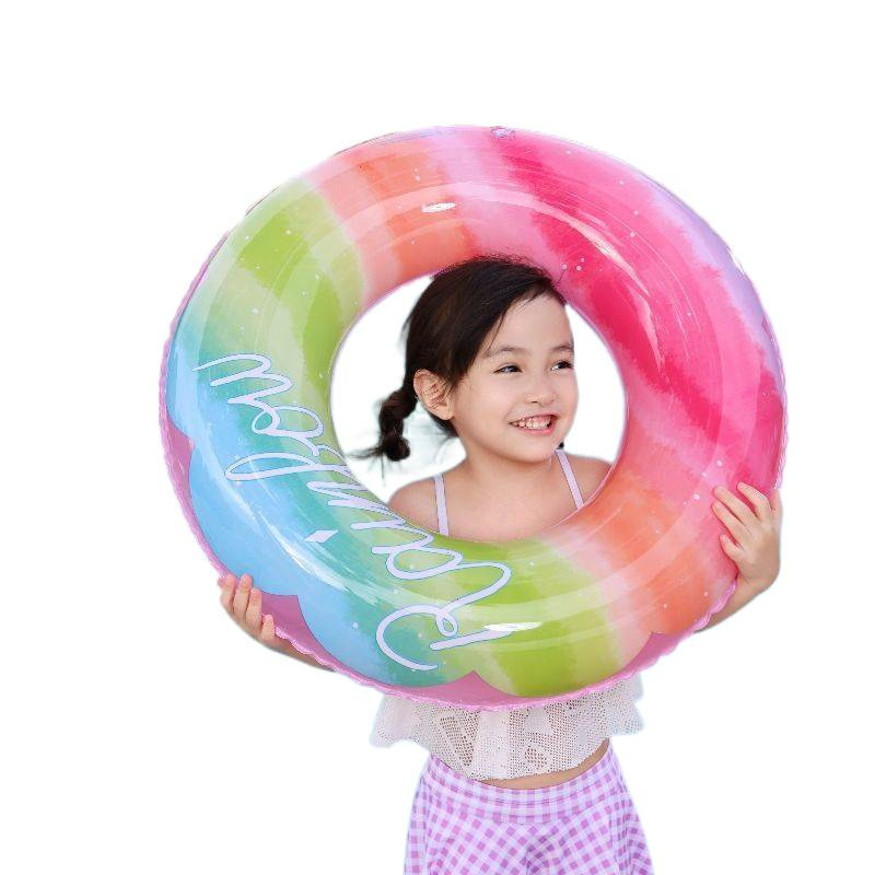 Plivački prsten s dodatnom debljinom i drškom, podlaktni prsten, napuhavajući životni prsten za djecu