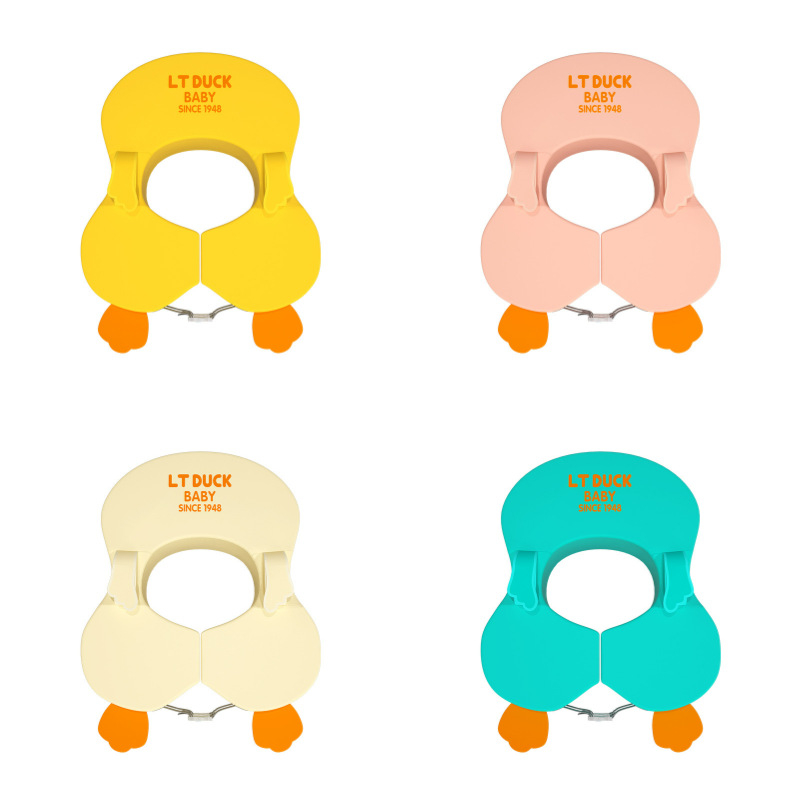 LTDUCK Dječji plivački prsten ispod pazuha, za djecu od 6 mjeseci do 3 godine, crtani uzorak, ekološki prihvatljiv PVC, debljina 0,1 cm, za plivanje i hodanje po vodi