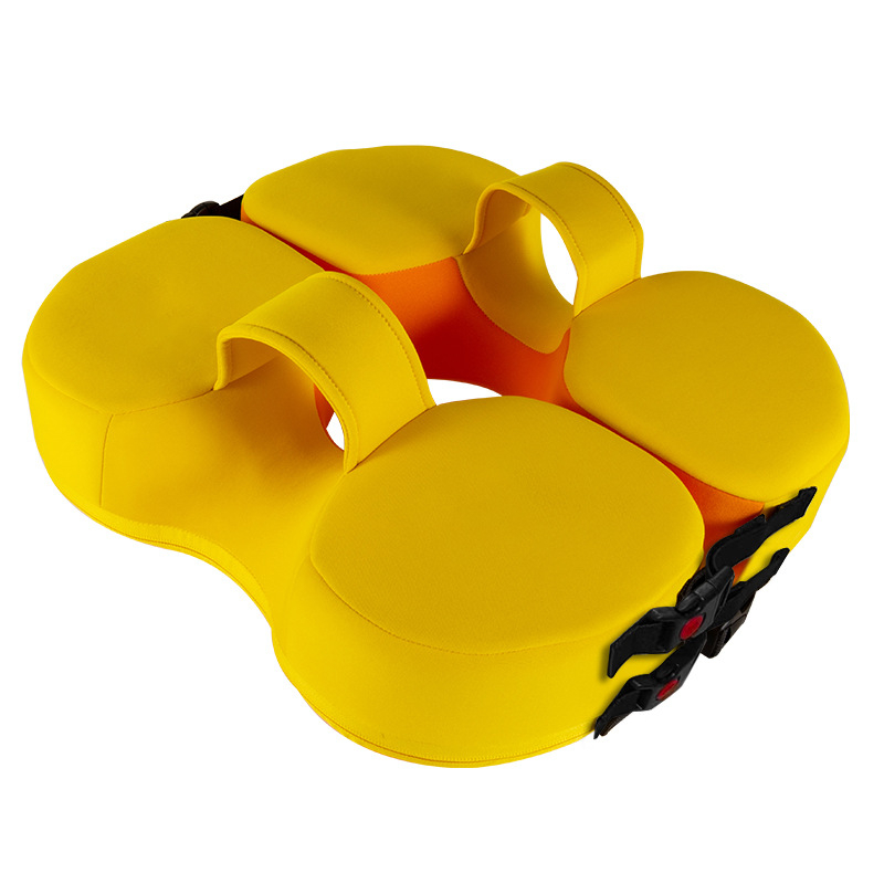 Inel de înot pentru copii, fără aerisire, pentru poziționare pe burtă sau pe spate — potrivit pentru piscină și parc acvatic; vârsta 0–3 ani; Material: Strat interior solid polimerizat cu microcapsule + țesătură 3D respirantă