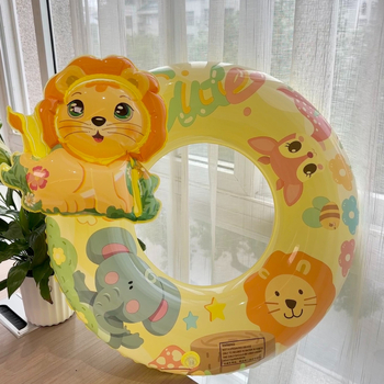 Dječji napuhljivi plivački prsten s motivom životinja, Xia Le, PVC 0,18 mm, za plivanje i hodanje u plićaku