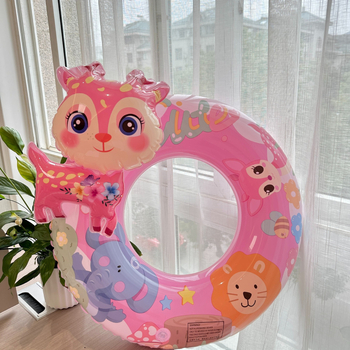 Dječji napuhljivi plivački prsten s motivom životinja, Xia Le, PVC 0,18 mm, za plivanje i hodanje u plićaku