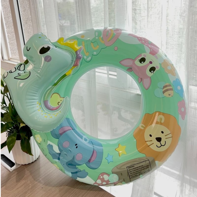 Dječji napuhljivi plivački prsten s motivom životinja, Xia Le, PVC 0,18 mm, za plivanje i hodanje u plićaku