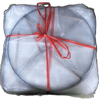 Χειροποίητο δίχτυ αλιείας, κυκλική παγίδα για ψάρια και γαρίδες, εργαλείο αλιείας